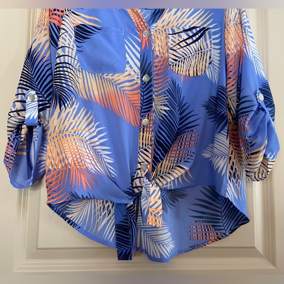 RubyRoad Sz-PM 🦋💙The Prettiest Blue EVER💙🦋Very Versatile-Open, Tied , Tucked - Picture 2 of 16